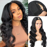 Body Wave V Part Wigs Virgin Hair Wigs Meets Real Scalp No Leave Out No Glue Vrvogue Hair
