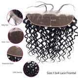 Brazilian Deep Wave 4 Bundles With 13*4 Lace Frontal 10A Grade 100% Human Remy Hair Vrvogue Hair