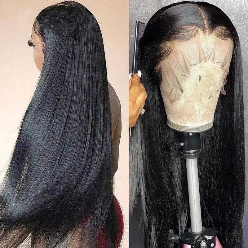 40 Inch 13*4 HD Transparent Lace Front Wigs  Straight Virgin Hair Wigs 180 210 250  Density Vrvogue Hair