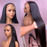 40 Inch Brazilian 13*4 Lace Front Wigs 180 210 250 Density Natural Color Human Hair Wigs