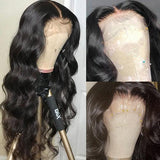 30 Inch Body Wave 13*6 HD Transparent Lace Front Wigs 180 210 250 Density Human Hair Wigs Vrvogue Hair