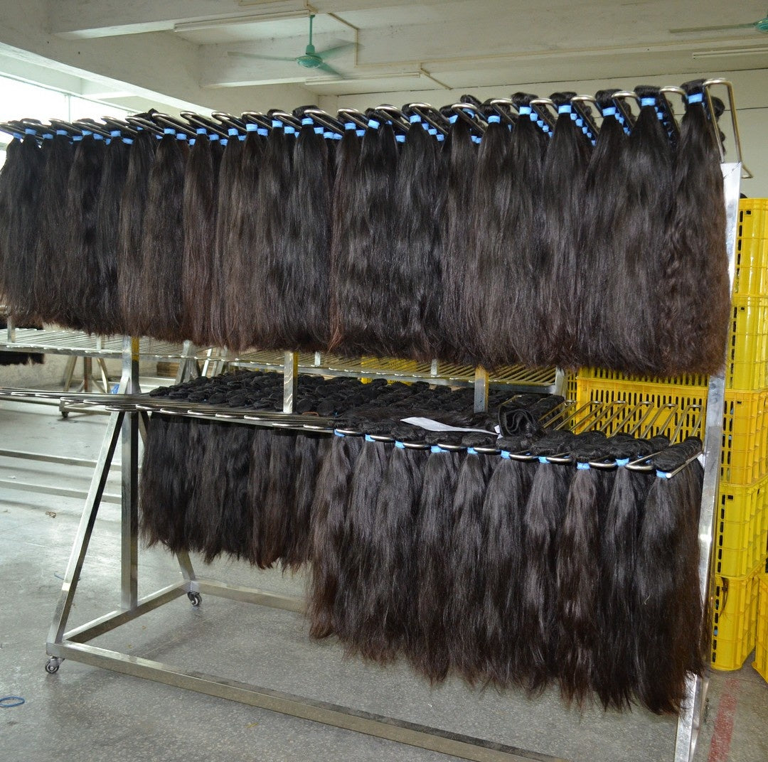 12A Brazilian Straight Hair 100% Human Hair 20-30-50 Pcs Bundles For Sale High Quality Wholesale