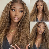13x4/T Part/4x4 Lace Wigs 14- 30 Inch Curly Hair Human Hair Wigs Melted Match All Skin Vrvogue Hair