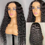 Peruvian Virgin Hair Loose Deep Wave Wigs 13*4 HD Transparent Lace Front Wigs 180 210 250 Density 40 Inchs  Human Hair Wigs Vrvogue Hair