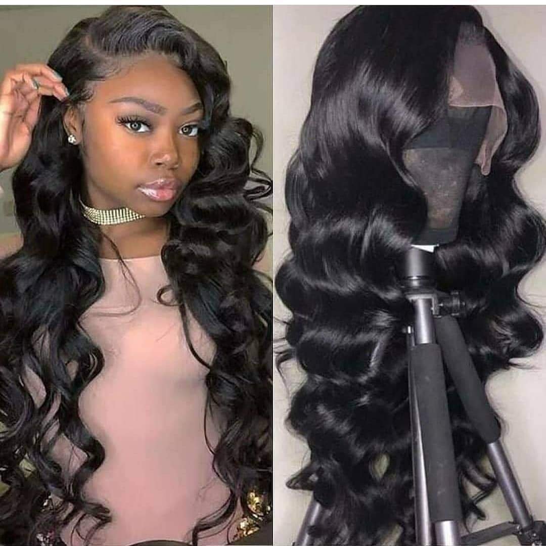 40 Inch 13*4 HD Transparent Lace Front Wigs Human Hair 180 210 250 Density Brazilian Body Wave Lace Frontal Wig With Baby Hair Remy For Black Women