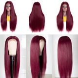 99J Body Wave 13x4 / T Part/4x4 Transparent Lace Wigs For Black Women Brazilian Hair Wigs 180%&210% Pre Plucked Wigs