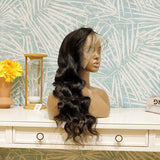 13x4 Transparent Lace Front Wig With Baby Hair,Brazilian 10 Pcs  Body Wave Human Hair Wigs WholeSale Vrvogue Hair