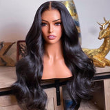 100%  Human Hair 3-5-10Pcs 4x4 Transparent Lace Closure Wig With Baby Hair,Brazilian  Body Wave  Human Hair Wigs,Natural Color Hair Wig  WholeSale Vrvogue  Hair