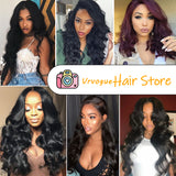 Vrvogue Hair 2-5-10-20-50 Pcs/Lot 4x4 Transparent Lace Closure Body Wave With Baby Hair 10-22" Natural Color For Black Women Human Hair Extention