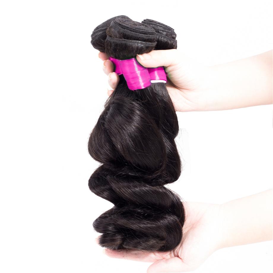 Brazilian Loose Wave 3 Bundles 100% Human Hair Weave Bundles Remy Hair Extension Vrvogue Hair