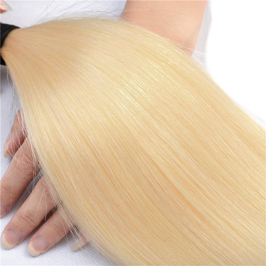 Brazilian Straight Hair 10A Grade Remy 100% Human Hair 1 Bundle Deal 613# Color vrvogue hair - vrvogue hair