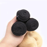 Brazilian Body Wave 3 Bundles 100% Human Hair Weave Bundles T1B/613 Color Remy Hair Extension Vrvogue Hair