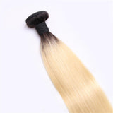 Straight Hair 4 Bundles T1B/613 Color Brazilian Hair Weave Bundles 100% Remy Human Hair Vrvogue Hair