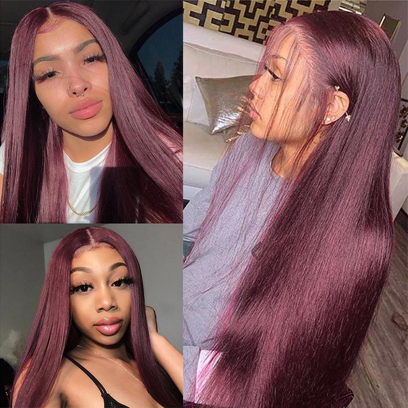 99J Body Wave 13x4 / T Part/4x4 Transparent Lace Wigs For Black Women Brazilian Hair Wigs 180%&210% Pre Plucked Wigs