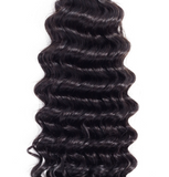 Brazilian Deep Wave 3 Bundles With 4*4 Closure 10A Grade 100% Human Remy Hair Vrvogue Hair