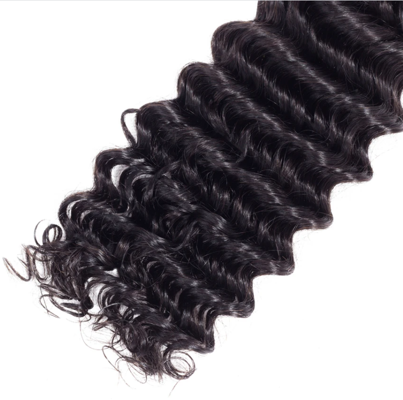 Deep Wave 4 Bundles Brazilian Hair Weave Bundles 100% Remy Human Hair Vrvogue Hair