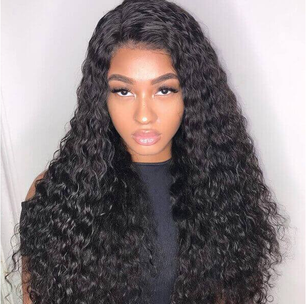 Malaysian Water Wave 3 Bundles With 13*4 Lace Frontal 10A Grade 100% Human Remy Hair Vrvogue Hair