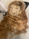 Vrvogue Hair Highlight Honey Blonde 13x4/4x4 Lace Wigs Body Wave  Human Hair Wigs