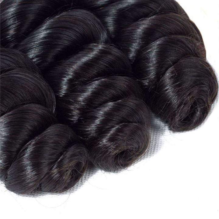 Loose Wave Hair 4 Bundles Brazilian Hair Weave Bundles 100% Remy Human Hair Extension Vrvogue Hair