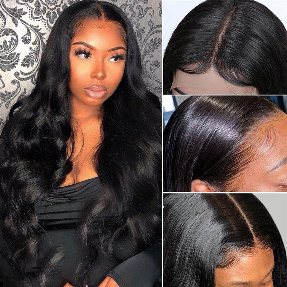 Breathable Soft Virgin Hair AmazingBody Wave 13x4 HD Lace Front Wig Vrvogue Hair