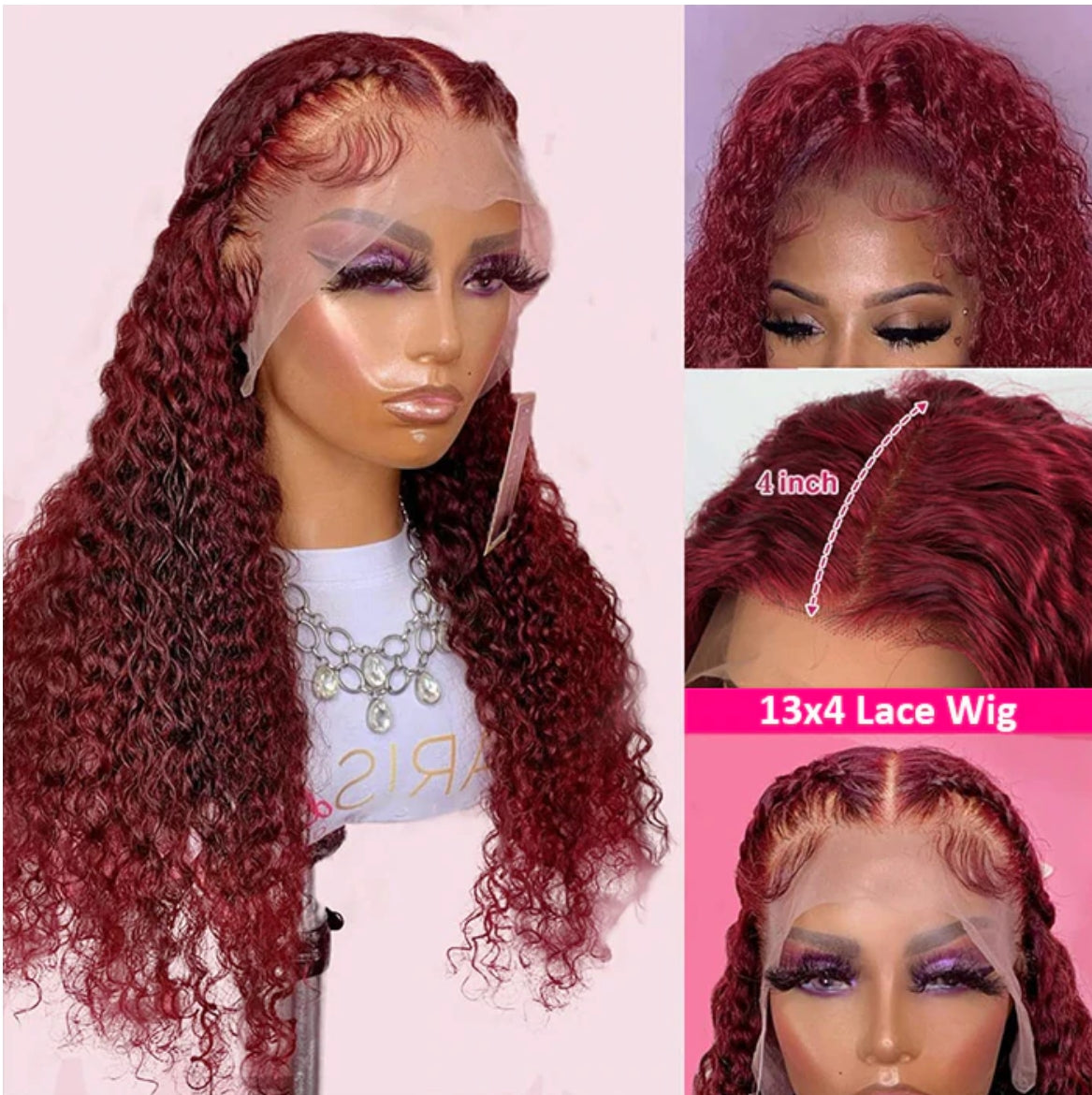 99J 13*6 Transparent Skin Melt Lace Front Wig  100% Virgin Hair Human Hair Wig  Vrvogue Hair