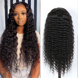 40 Inchs Brazilian Virgin Hair Water Wave Wig 4*4  HD Transparent Lace Closure Wig 180 210 250 Density Human Hair Wig