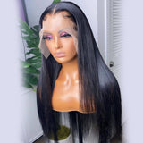 13*4 Transparent Lace Front Wigs Straight Hair Wigs 38 40 Inch 180 210 250 Density  Vrvogue Hair