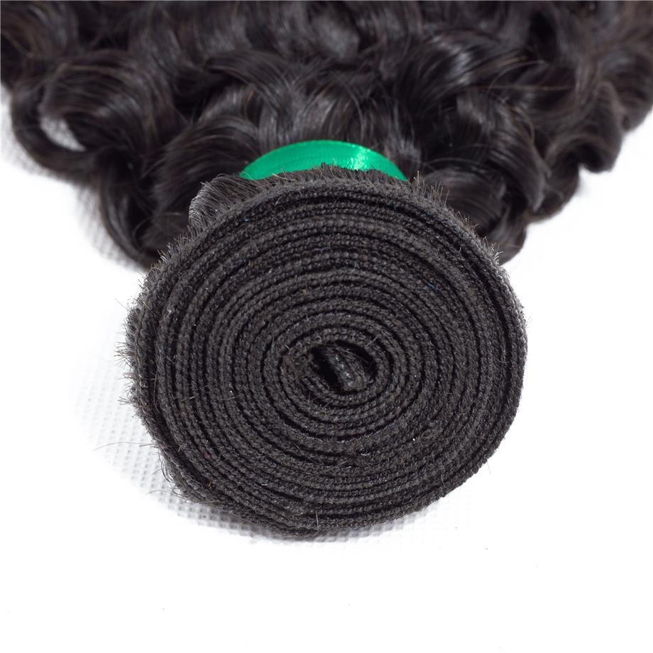 Peruvian Kinky Curly 3 Bundles With 4*4 Closure 10A Grade 100% Human Remy Hair Vrvogue Hair