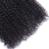 Brazilian Kinky Curly 3 Bundles With 4*4 Closure 10A Grade 100% Human Remy Hair Vrvogue Hair