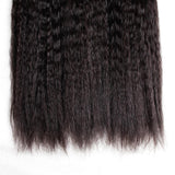 Indian Kinky Straight 3 Bundles With 4*4 Closure 10A Grade 100% Human Remy Hair Vrvogue Hair