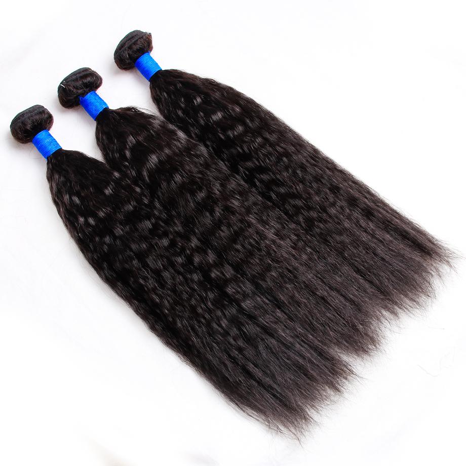 Kinky Straight 4 Bundles 28 Inchs Brazilian Hair Weave Bundles 100% Remy Human Hair Vrvogue Hair