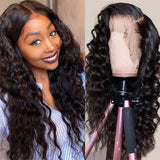 Peruvian Virgin Hair Body Wave Wig 4*4  HD Transparent Lace Closure Wig 180 210 250  Density Natural Color Human Hair Wig Vrvogue Hair
