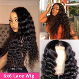 Loose Deep Wave  360 HD Transparent Lace Frontal Wigs Brazilian Vrvogue Hair