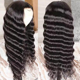 13x4 HD Transparent Lace Front Wigs Loose Deep Wave 180 210 250 Density 40 Inch Brazilian Human Hair Wig