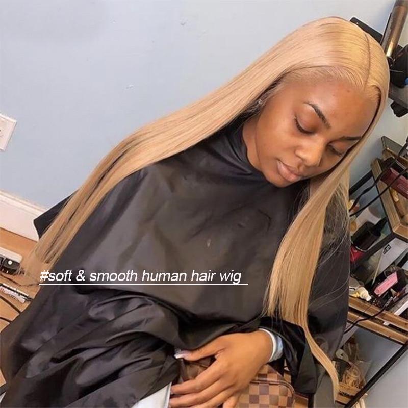 Summer Honey Blonde 13x4/4x4  Transparent Lace Wigs Straight Human Hair Wigs Vrvogue Hair