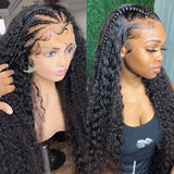 Deep Wave Full Lace Wig Can Be Any Style 30 Inch Vrvogue Human Hair Wigs 180% Density