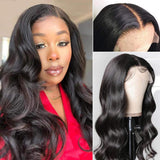 Body Wave 5x5 HD Transparent Lace Closure Wigs 180 210 250 Density Closure Pre Plucked Lace Front Wigs