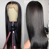 Brazilian Virgin Hair 13*4 HD Transparent Lace Front Wigs  Straight Hair Wigs 180 210 250 Density Human Hair Wigs Vrvogue Hair